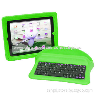 Bluetooth Keyboard Cases for iPad 4, Full Protection for Your iPad, Eco-friendly and Non-toxic